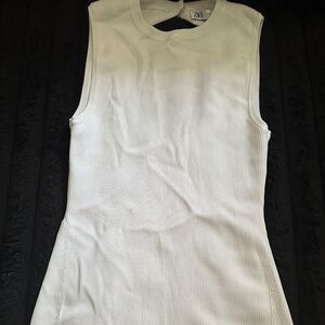 Zara white dress